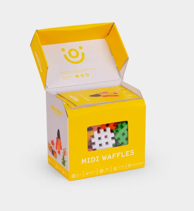 Marioinex Midi Waffle vahvelklotsid, 90 osa – pilt 5
