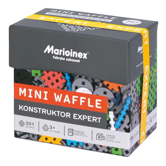 Marioinex Mini Waffle Konstruktor „Ekspert“ vahvelklotsid, 301 osa