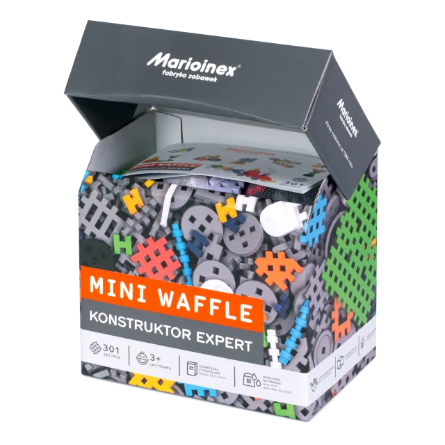 Marioinex Mini Waffle Konstruktor „Ekspert“ vahvelklotsid, 301 osa – pilt 11