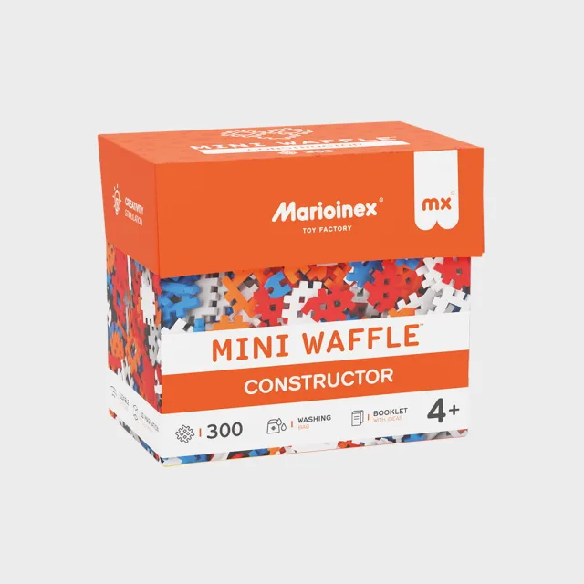 Marioinex Mini Waffle vahvelklotsid 300 osa