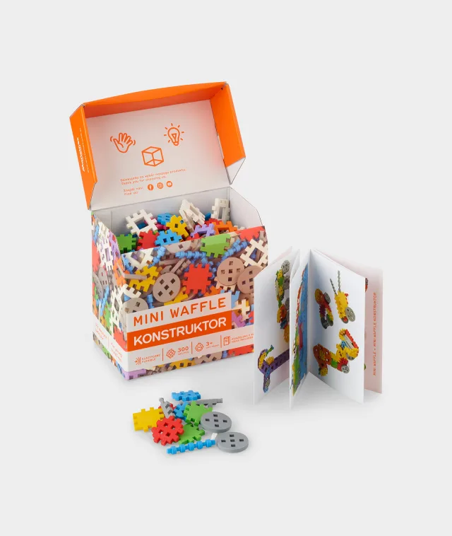 Marioinex Mini Waffle vahvelklotsid 300 osa – pilt 3
