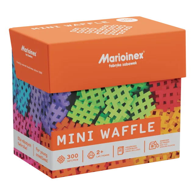 Marioinex Mini Waffle vahvelklotsid, 300 osa