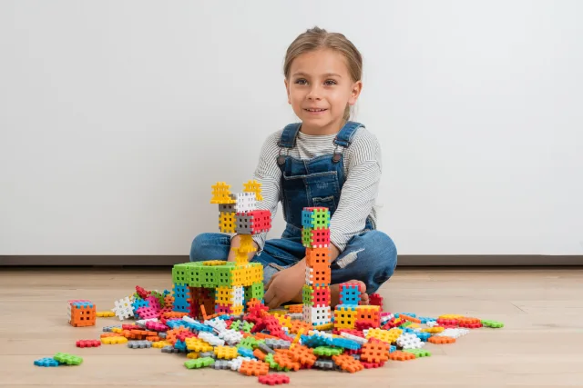 Marioinex Mini Waffle vahvelklotsid, 300 osa – pilt 3