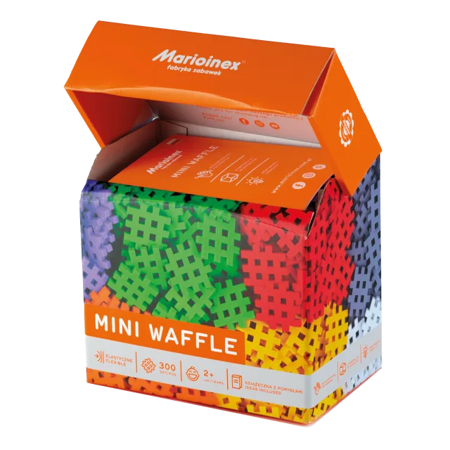 Marioinex Mini Waffle vahvelklotsid, 300 osa – pilt 10
