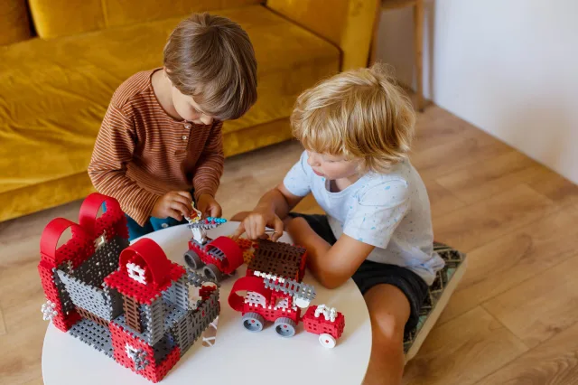 Marioinex Mini Waffle vahvelklotsid „Tuletõrjuja“, 185 osa – pilt 5