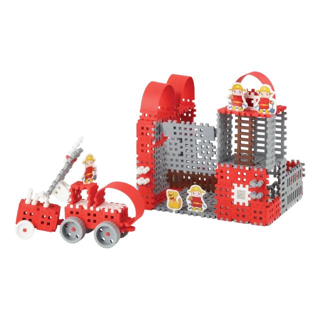 Marioinex Mini Waffle vahvelklotsid „Tuletõrjuja“, 185 osa – pilt 2
