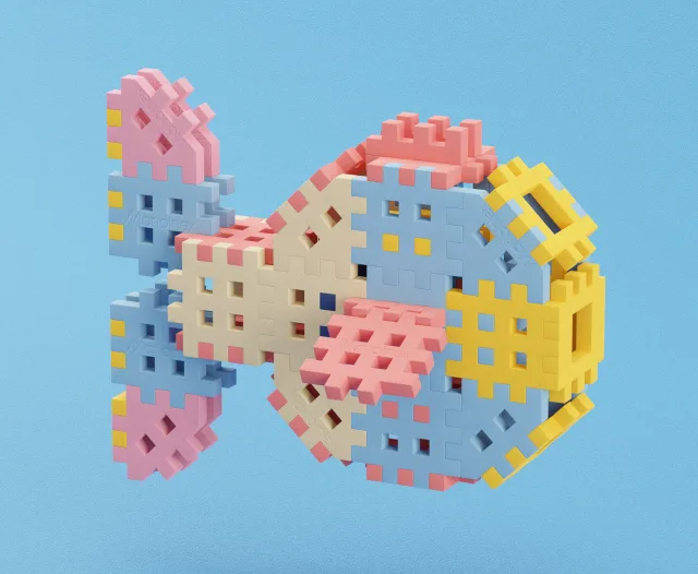 Marioinex Mini Waffle „Reisija“ vahvelklotsid, 200 osa – pilt 4