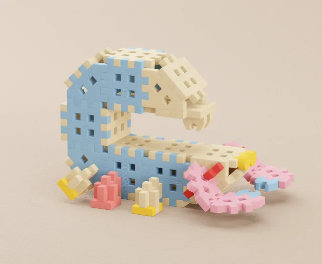 Marioinex Mini Waffle „Reisija“ vahvelklotsid, 200 osa – pilt 5