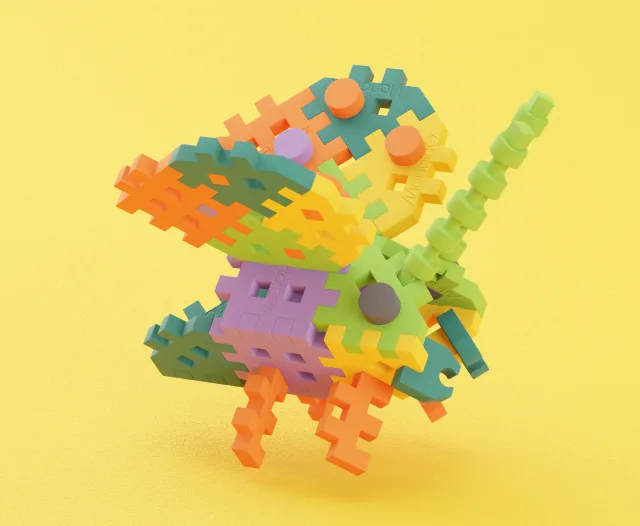 Marioinex Mini Waffle „Aednik“ vahvelklotsid, 200 osa – pilt 5