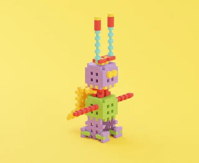 Marioinex Mini Waffle Konstruktor „Abimees” vahvelklotsid, 200 osa – pilt 6