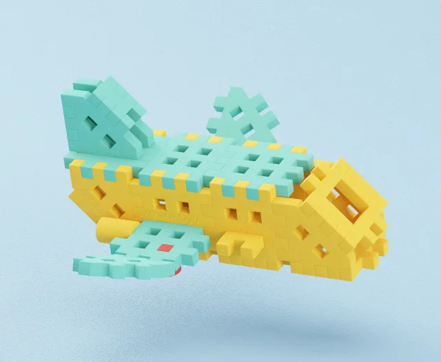 Marioinex Mini Waffle Konstruktor „Abimees” vahvelklotsid, 200 osa – pilt 7