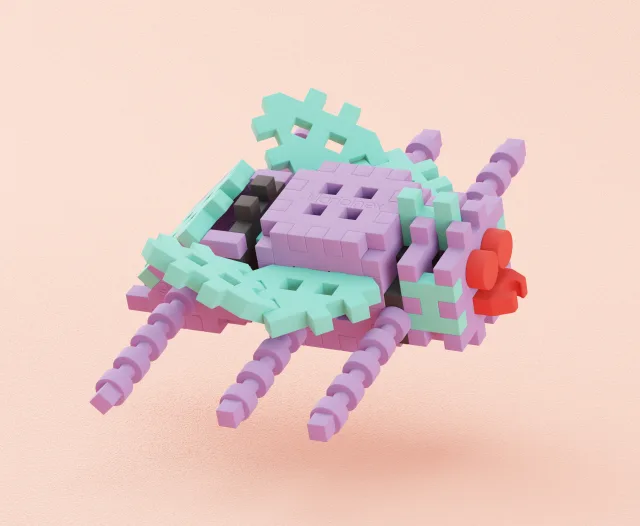 Marioinex Mini Waffle Konstruktor „Abimees” vahvelklotsid, 200 osa – pilt 8