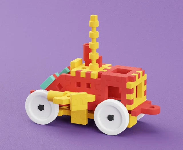 Marioinex Mini Waffle Konstruktor „Abimees” vahvelklotsid, 200 osa – pilt 9