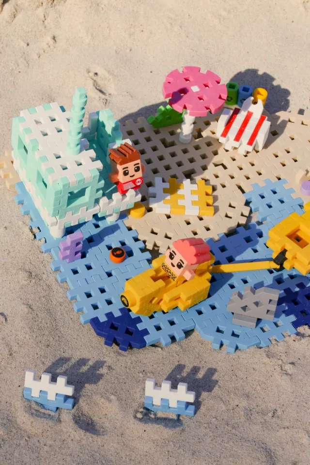 Marioinex Mini Waffle City „Rand“ vahvelklotsid, 148 osa – pilt 3