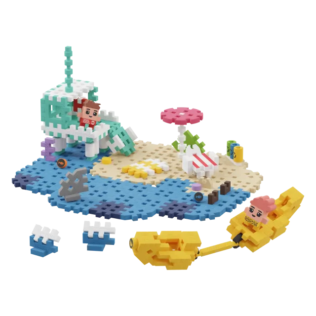 Marioinex Mini Waffle City „Rand“ vahvelklotsid, 148 osa – pilt 2