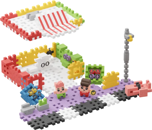 Marioinex Mini Waffle City „Pood“ vahvelklotsid, 148 osa – pilt 3