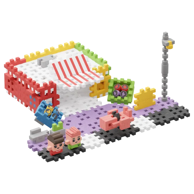 Marioinex Mini Waffle City „Pood“ vahvelklotsid, 148 osa – pilt 2