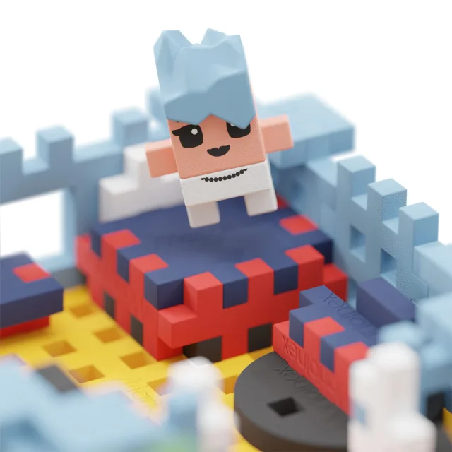 Marioinex Mini Waffle City „Maja“ vahvelklotsid, 148 osa – pilt 6