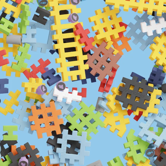 Marioinex Mini Waffle City „Maja“ vahvelklotsid, 148 osa – pilt 8