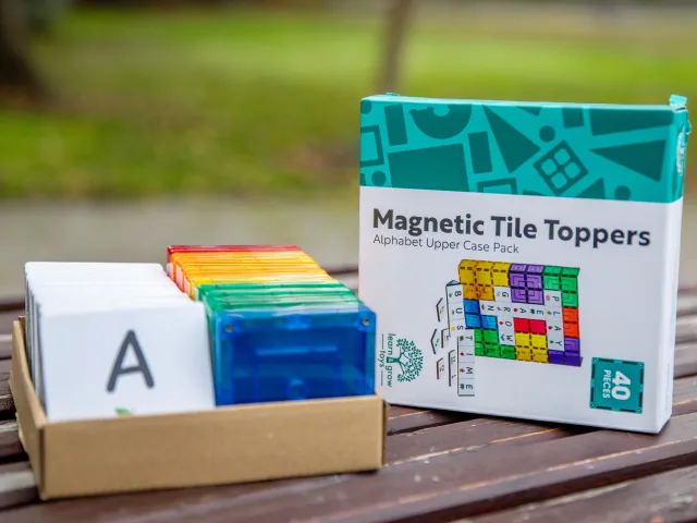 Learn & Grow magnetklotside lisakomplekt „Tähed“, 40 osa – pilt 8