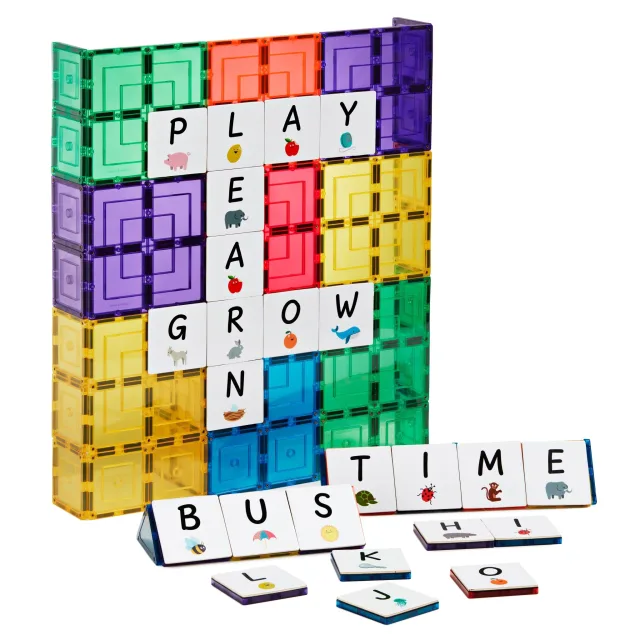 Learn & Grow magnetklotside lisakomplekt „Tähed“, 40 osa