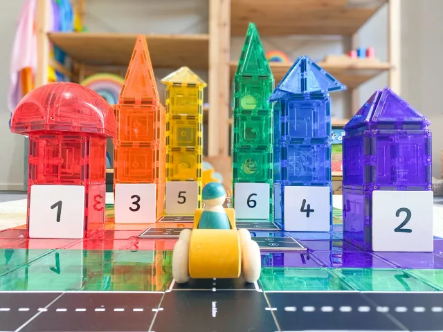 Learn & Grow magnetklotside lisakomplekt "Numbrid", 40 osa – pilt 7