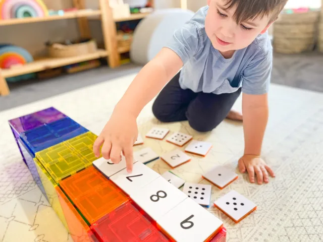 Learn & Grow magnetklotside lisakomplekt "Numbrid", 40 osa – pilt 5