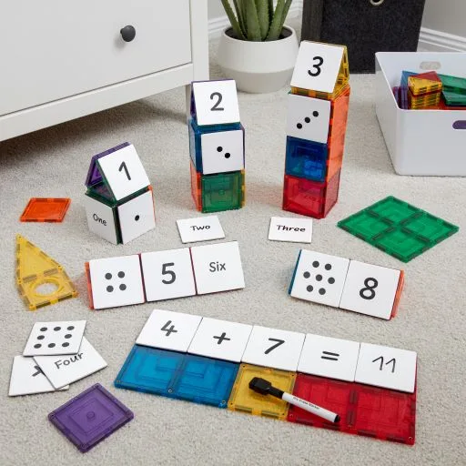 Learn & Grow magnetklotside lisakomplekt "Numbrid", 40 osa – pilt 2
