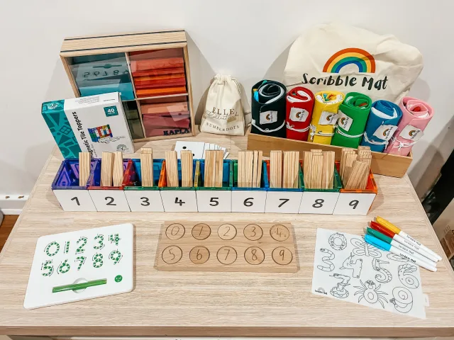 Learn & Grow magnetklotside lisakomplekt "Numbrid", 40 osa – pilt 9
