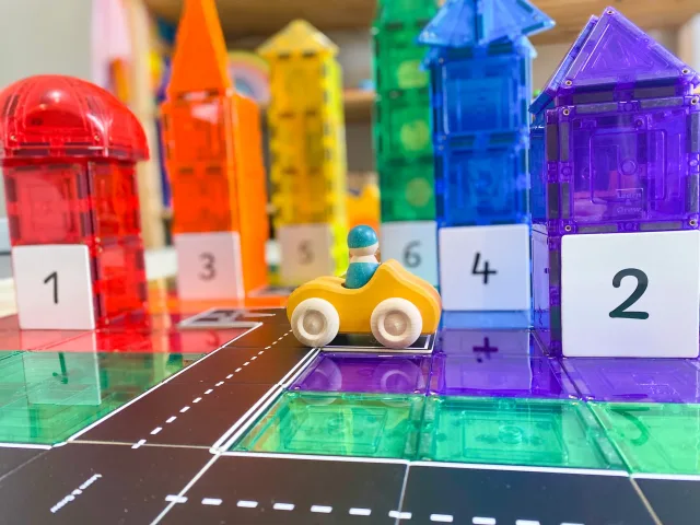Learn & Grow magnetklotside lisakomplekt "Numbrid", 40 osa – pilt 6