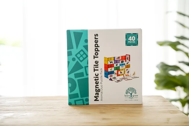 Learn & Grow magnetklotside lisakomplekt „Loomad“, 40 osa – pilt 7