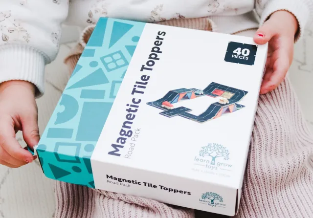 Learn & Grow magnetklotside lisakomplekt „Autotee“, 40 osa – pilt 17