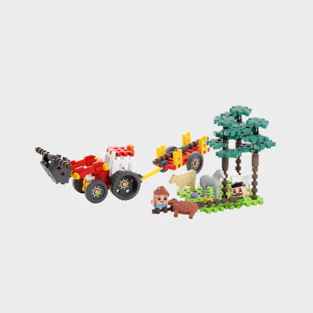 Marioinex Mini Waffle Farmer „Metsa päästemissioon“ vahvelklotsid, 100 osa – pilt 3