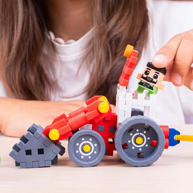 Marioinex Mini Waffle Farmer „Metsa päästemissioon“ vahvelklotsid, 100 osa – pilt 9