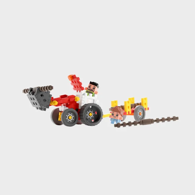 Marioinex Mini Waffle Farmer „Metsa päästemissioon“ vahvelklotsid, 100 osa – pilt 5