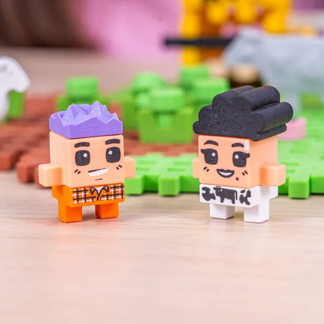 Marioinex Mini Waffle Farmer „Saagikoristus“ vahvelklotsid, 100 osa – pilt 8