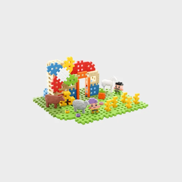 Marioinex Mini Waffle Farmer „Veski” vahvelklotsid, 109 osa – pilt 3