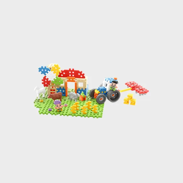 Marioinex Mini Waffle Farmer „Veski” vahvelklotsid, 109 osa – pilt 5