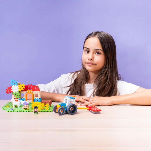 Marioinex Mini Waffle Farmer „Veski” vahvelklotsid, 109 osa – pilt 6