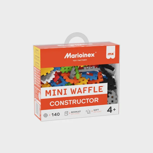 Marioinex Mini Waffle Konstruktor vahvelklotsid, 140 osa
