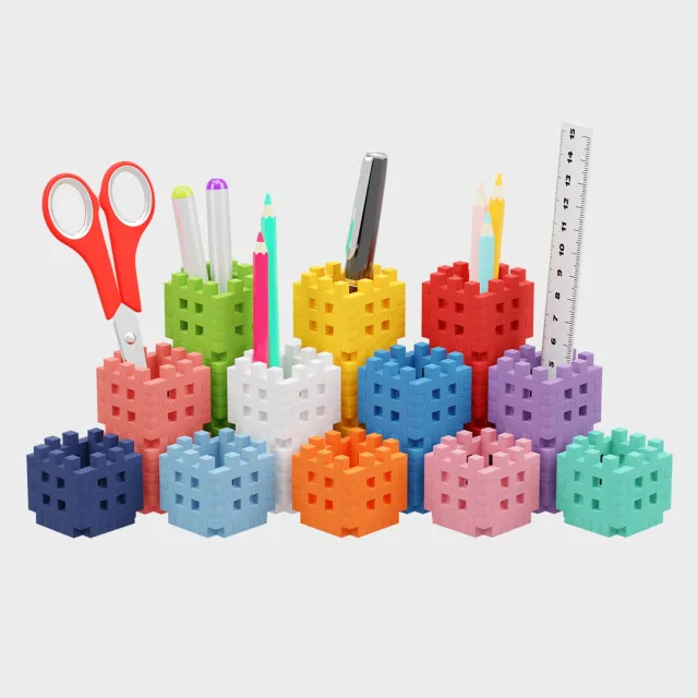 Marioinex Mini Waffle pliiatsitops, 140 klotsi – pilt 2