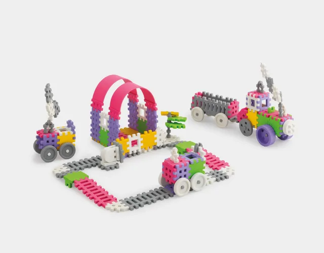 Marioinex Mini Waffle Konstruktor vahvelklotsid, 140 osa – pilt 2