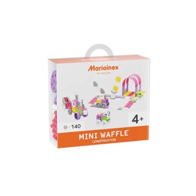 Marioinex Mini Waffle Konstruktor vahvelklotsid, 140 osa