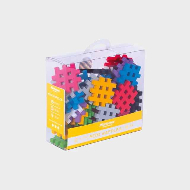 Marioinex Midi Waffle vahvelklotsid, 44 osa