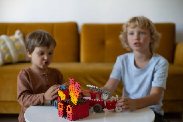 Marioinex Mini Waffle vahvelklotsid „Tuletõrjuja“, 90 osa – pilt 6
