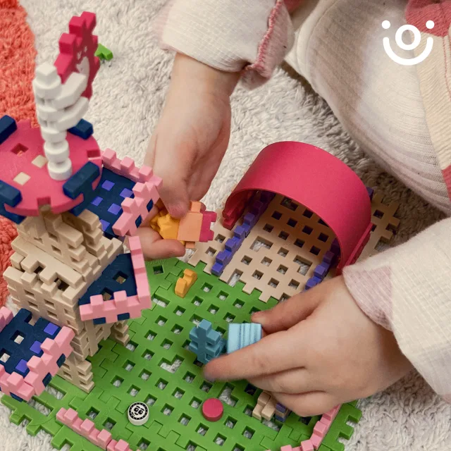 Marioinex Mini Waffle Princess „Võlutorn“ vahvelklotsid, 80 osa – pilt 2
