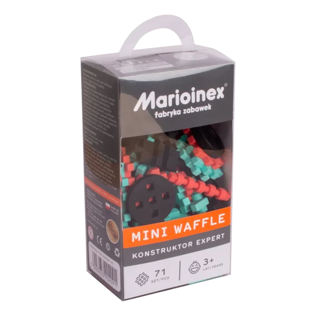 Marioinex Mini Waffle Konstruktor „Ekspert” vahvelklotsid, 71 osa – pilt 4