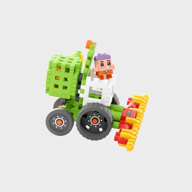 Marioinex Mini Waffle Farmer „Kombain” vahvelklotsid, 50 osa – pilt 4