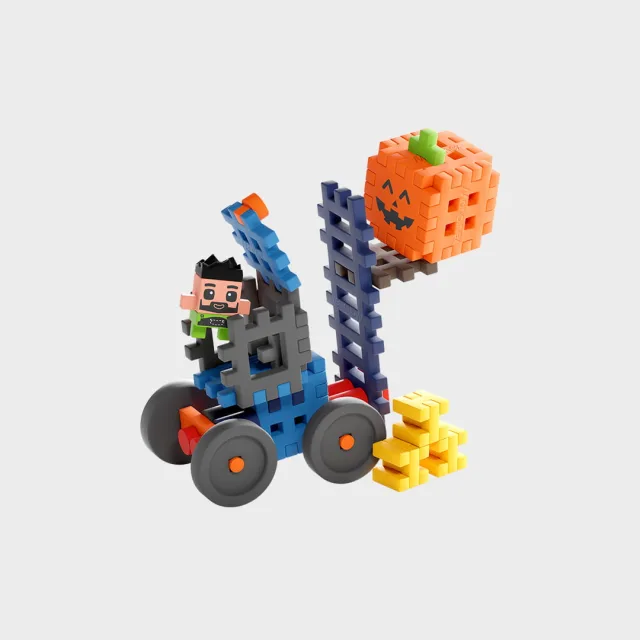 Marioinex Mini Waffle Farmer „Kahveltõstuk” vahvelklotsid, 50 osa – pilt 4