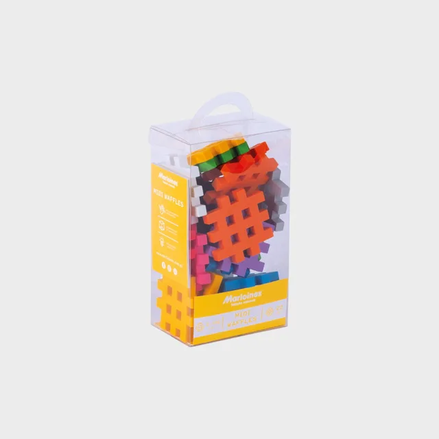 Marioinex Midi Waffle vahvelklotsid, 22 osa